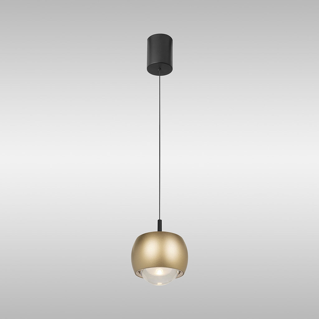 M8541 Roller Rise And Fall LED Pendant Gold/Black