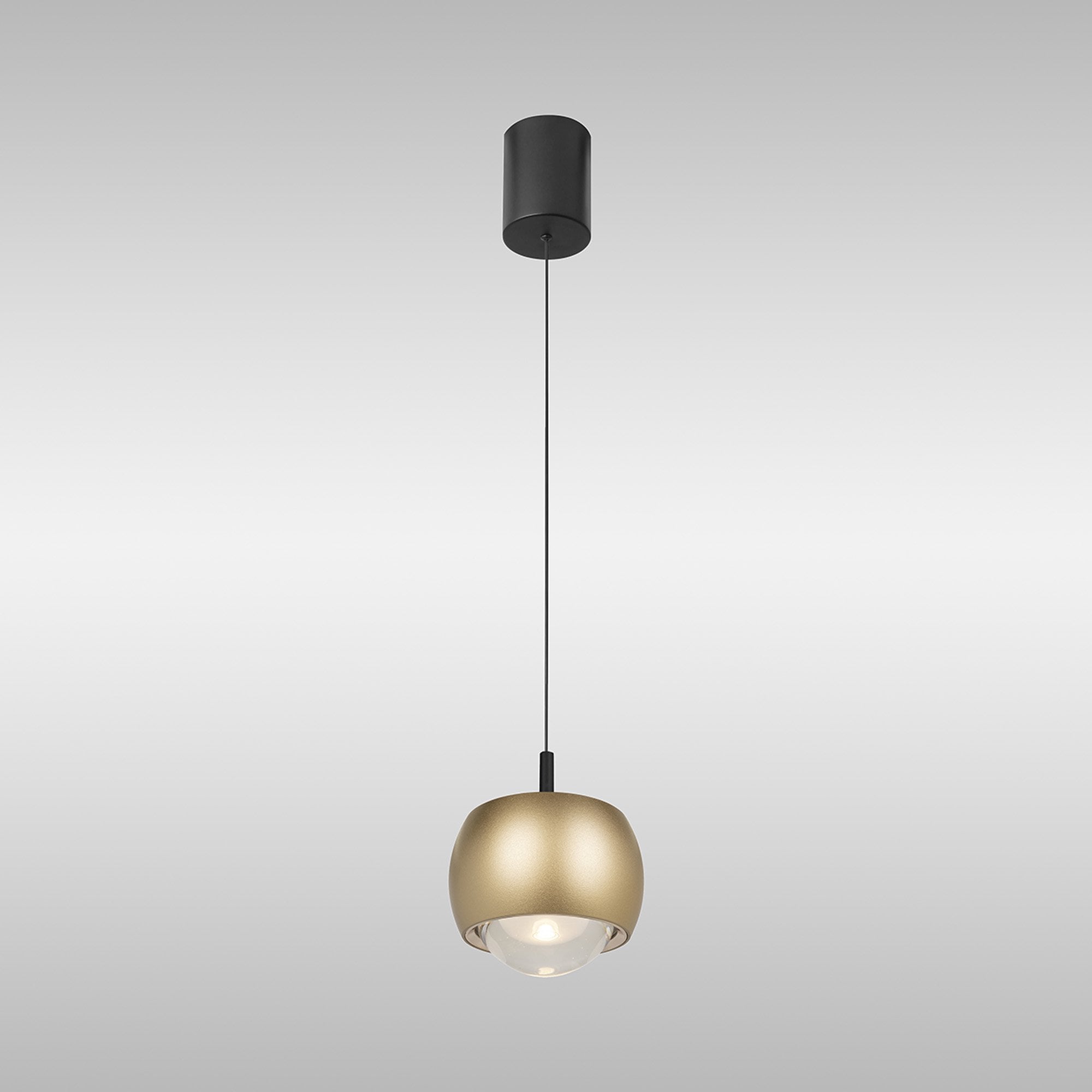 M8541 Roller Rise And Fall LED Pendant Gold/Black