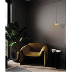M8541 Roller Rise And Fall LED Pendant Gold/Black
