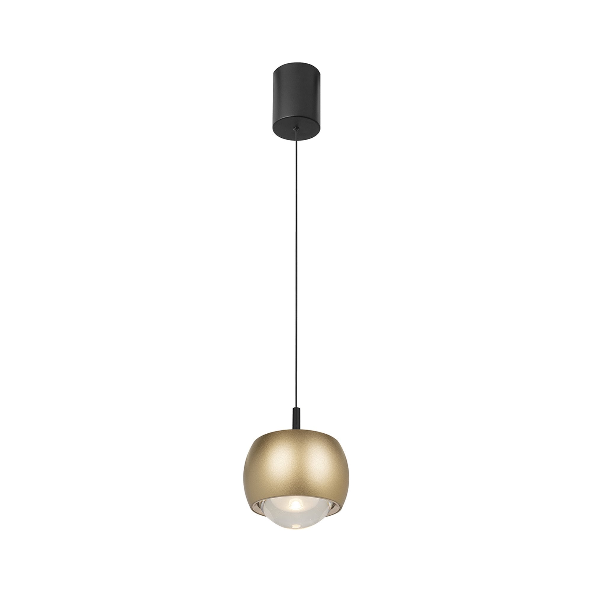 M8541 Roller Rise And Fall LED Pendant Gold/Black