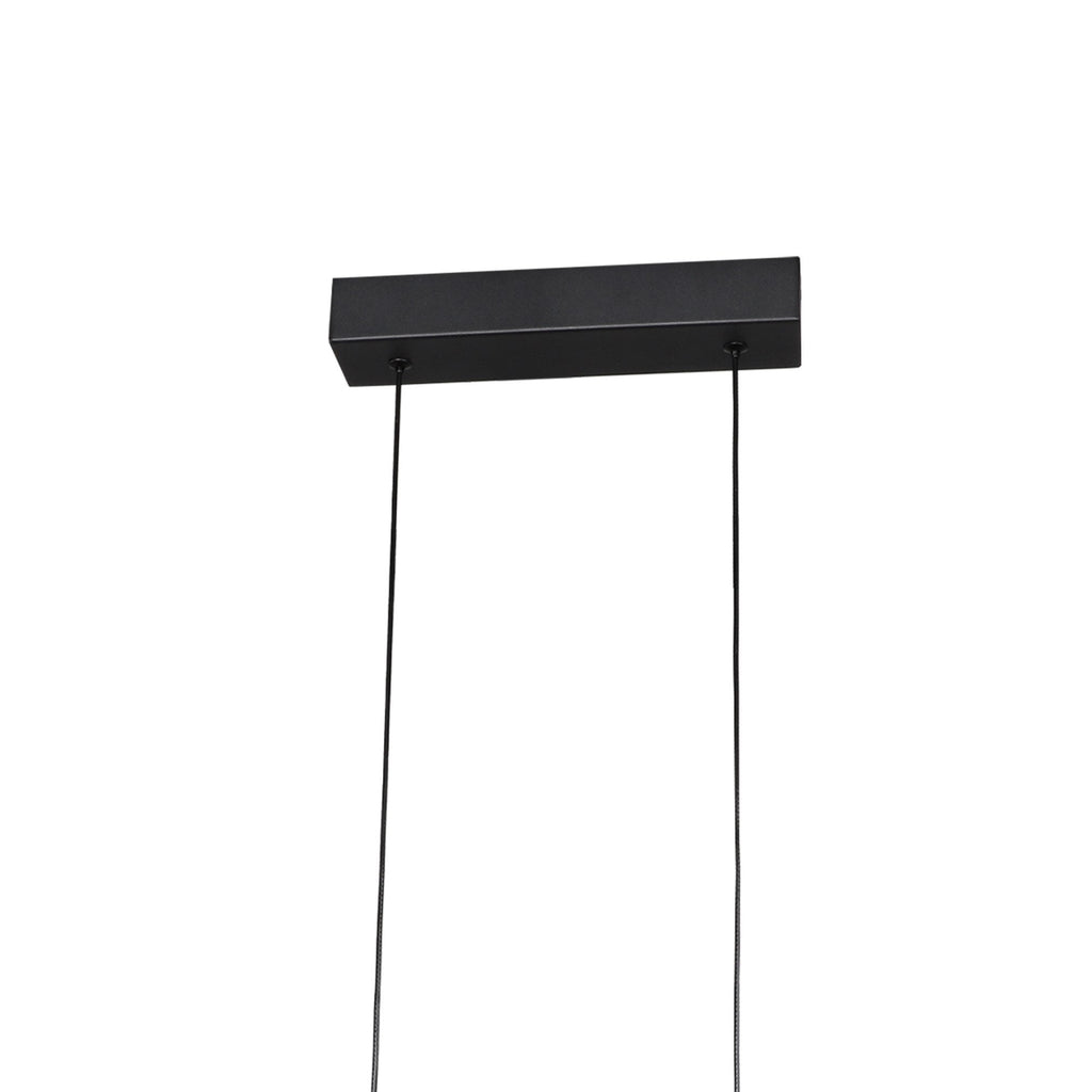 M8486 Sal 6 Light Linear Pendant Spotlight Satin Gold/Matt Black
