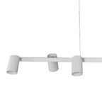 M8297 Sal 6 Light Linear Pendant Spotlight Matt White