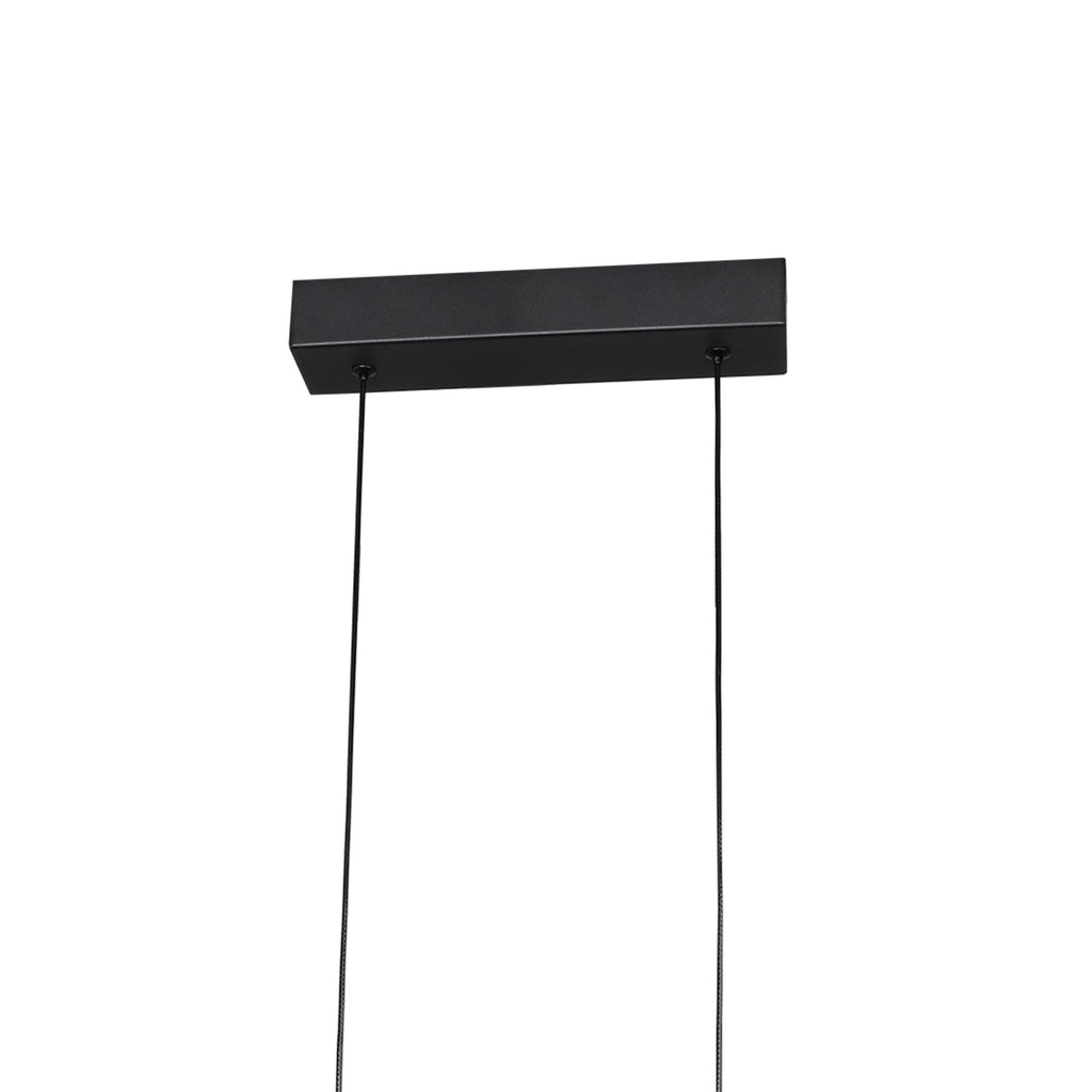 M8298 Sal 6 Light Linear Pendant Spotlight Matt Black