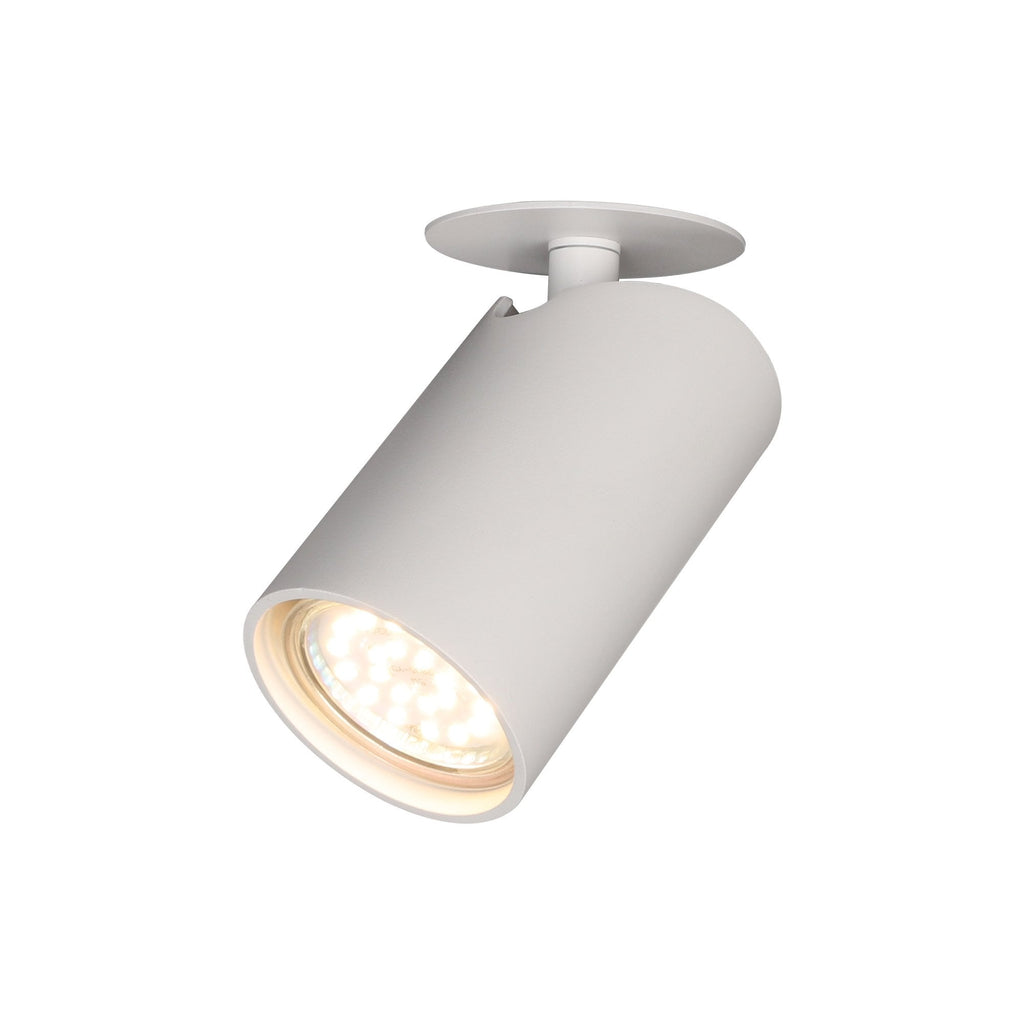 M8295 Sal 1 Light Recessed Spotlight Matt White