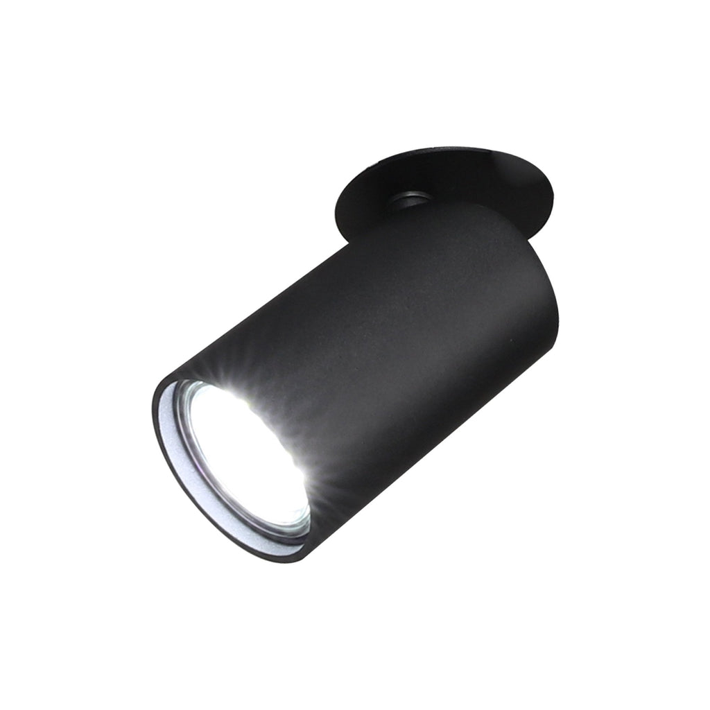 M8296 Sal 1 Light Recessed Spotlight Matt Black (S)
