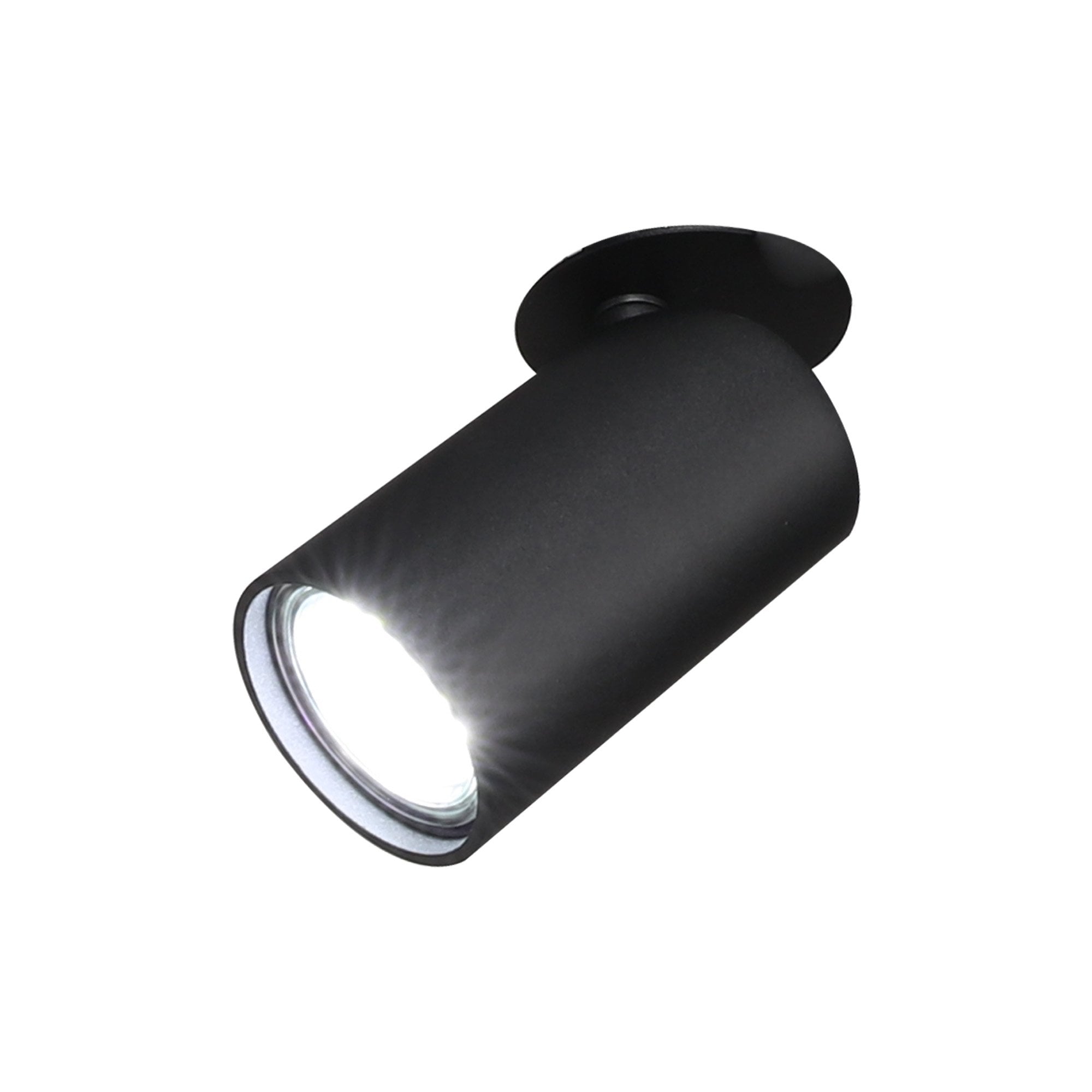 M8296 Sal 1 Light Recessed Spotlight Matt Black (S)