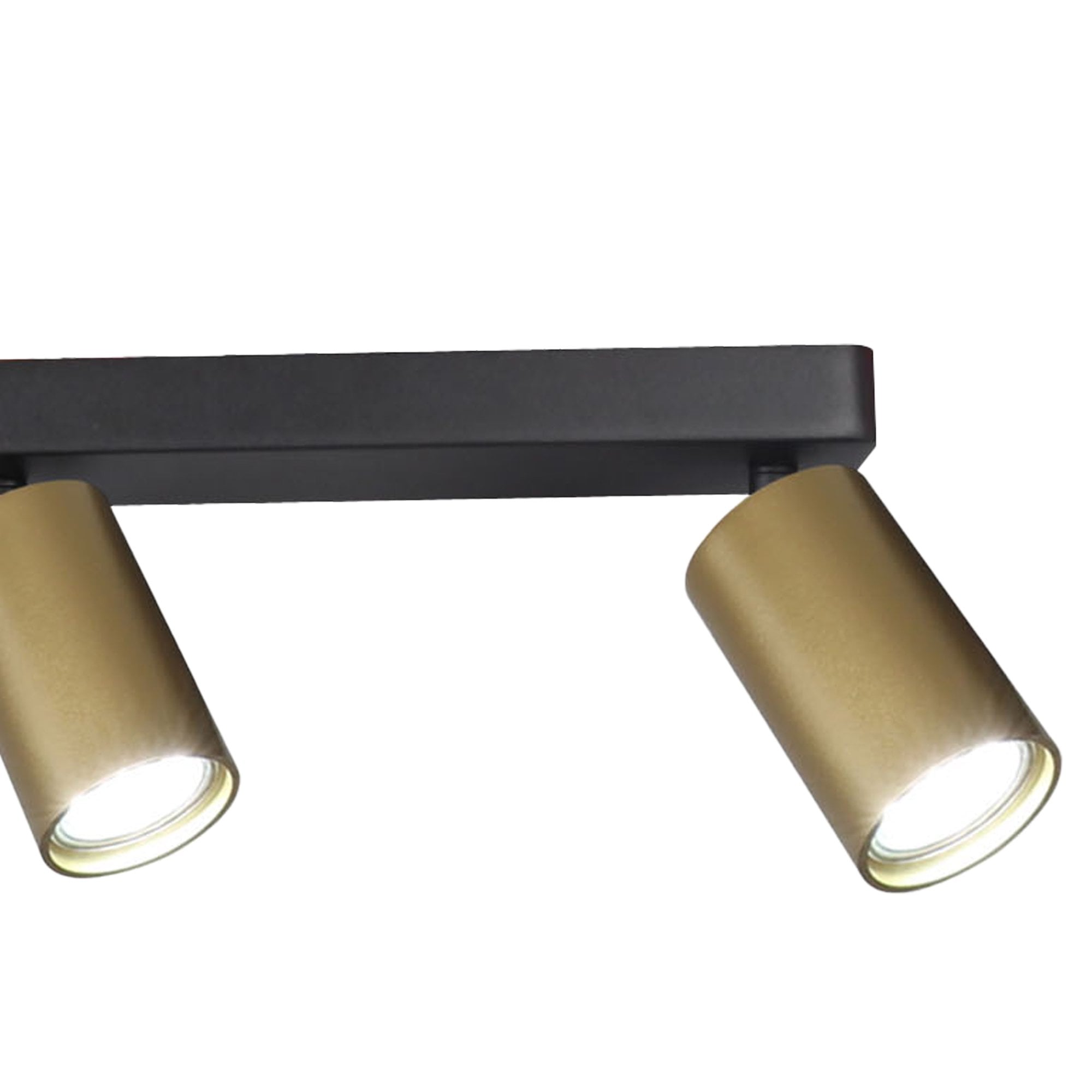 M8488 Sal Linear 3 Light Spotlight Satin Gold/Matt Black