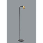 M8493 Sal Floor Lamp 1 Light Satin Gold/Matt Black