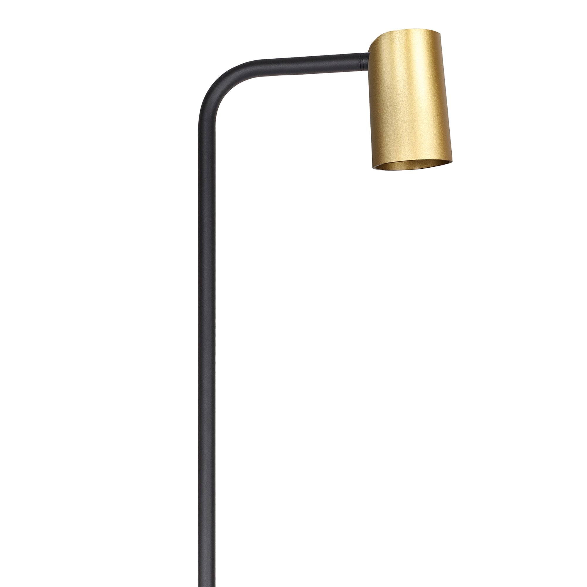 M8493 Sal Floor Lamp 1 Light Satin Gold/Matt Black
