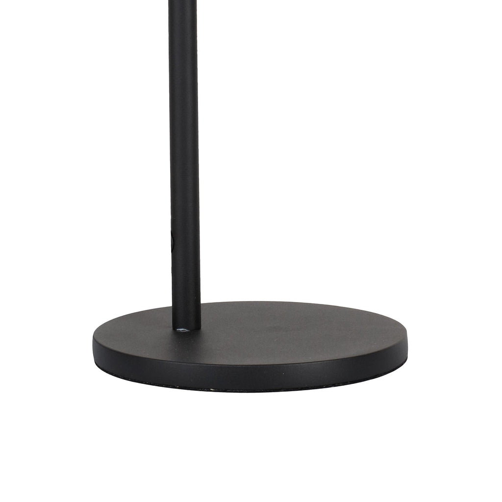 M8491 Sal Small Table Lamp With Inline Switch 1 Light Satin Gold/Matt Black