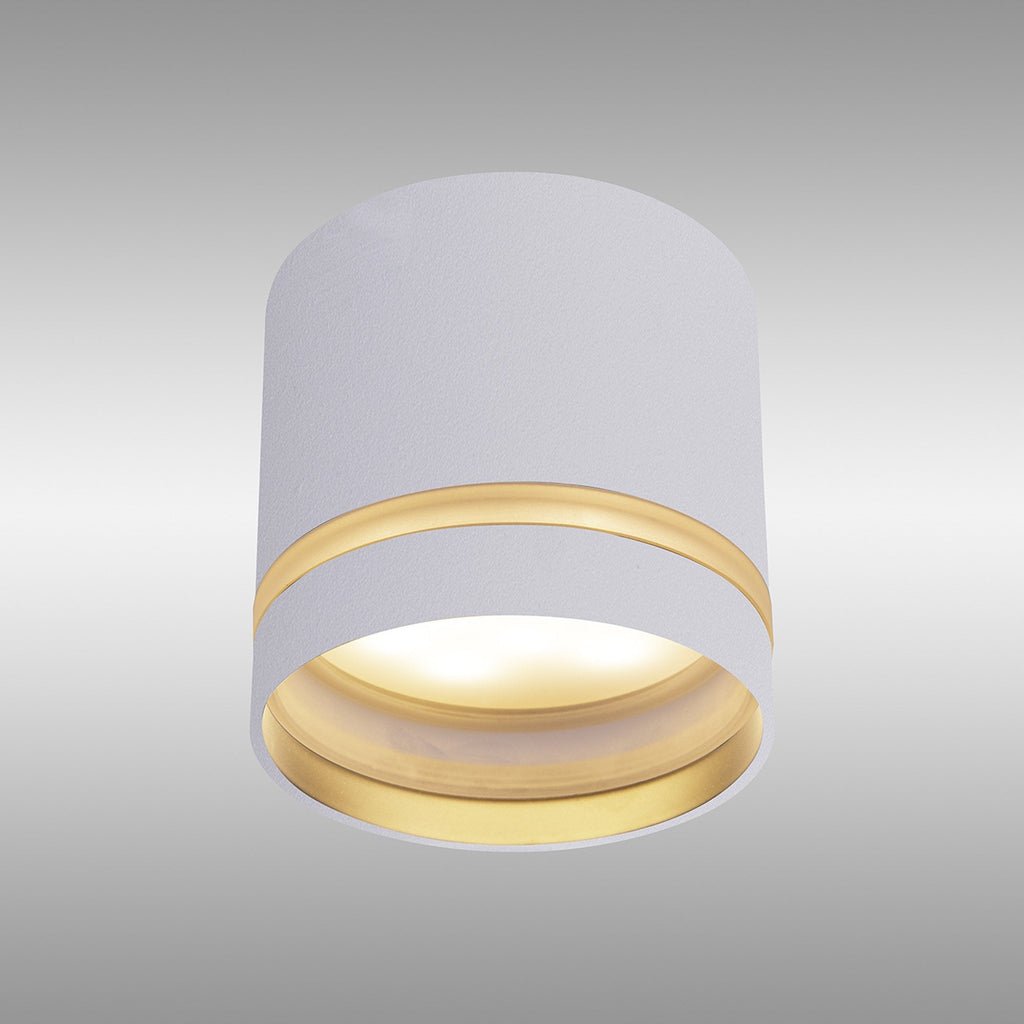 M8658 Split Spotlight Round White