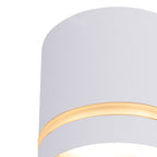 M8658 Split Spotlight Round White