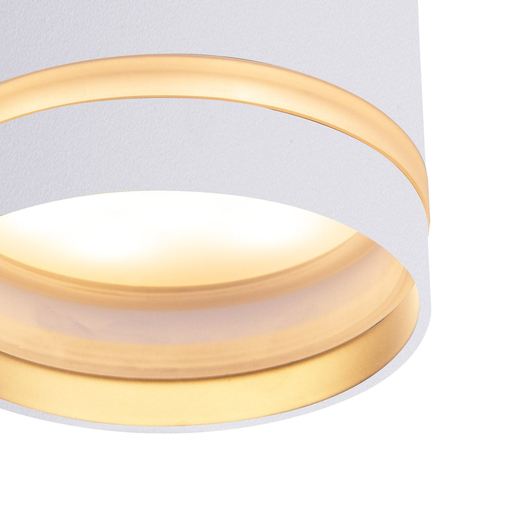 M8658 Split Spotlight Round White