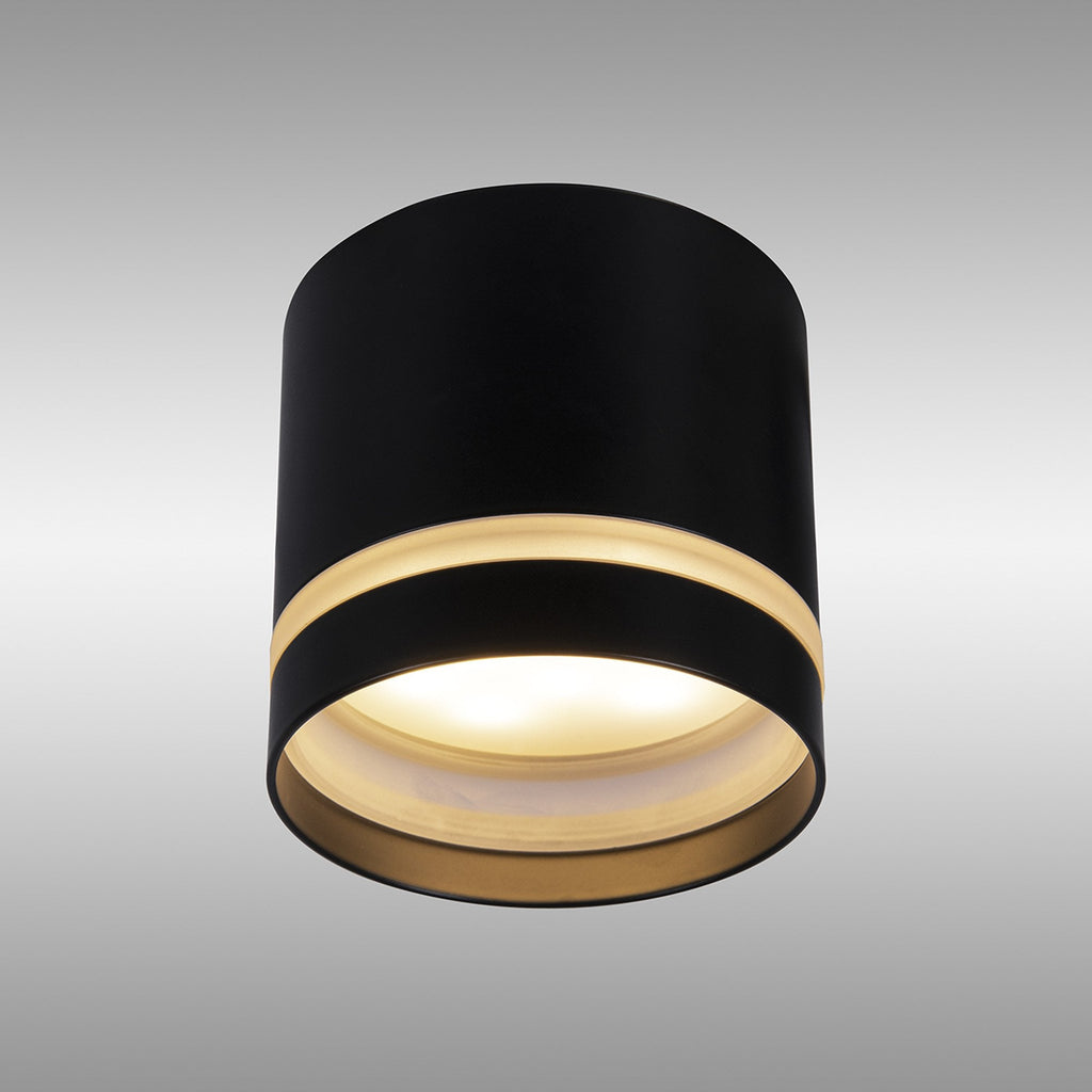 M8659 Split Spotlight Round Black