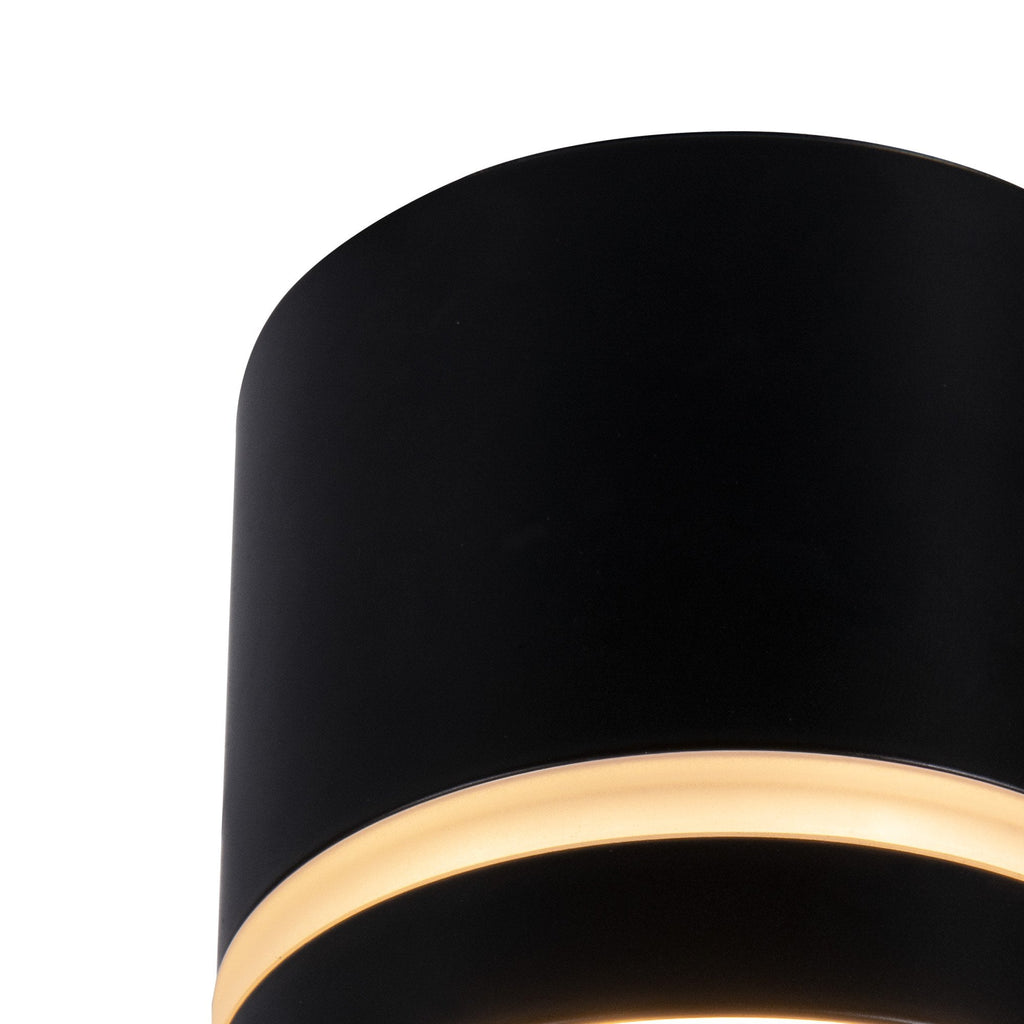 M8659 Split Spotlight Round Black