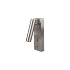 M8500 Tarifa II LED Wall/Reading Light Adjustable With USB-C Socket Satin Nickel