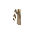 M8501 Tarifa II LED Wall/Reading Light Adjustable With USB-C Socket Antique Brass