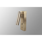 M8501 Tarifa II LED Wall/Reading Light Adjustable With USB-C Socket Antique Brass
