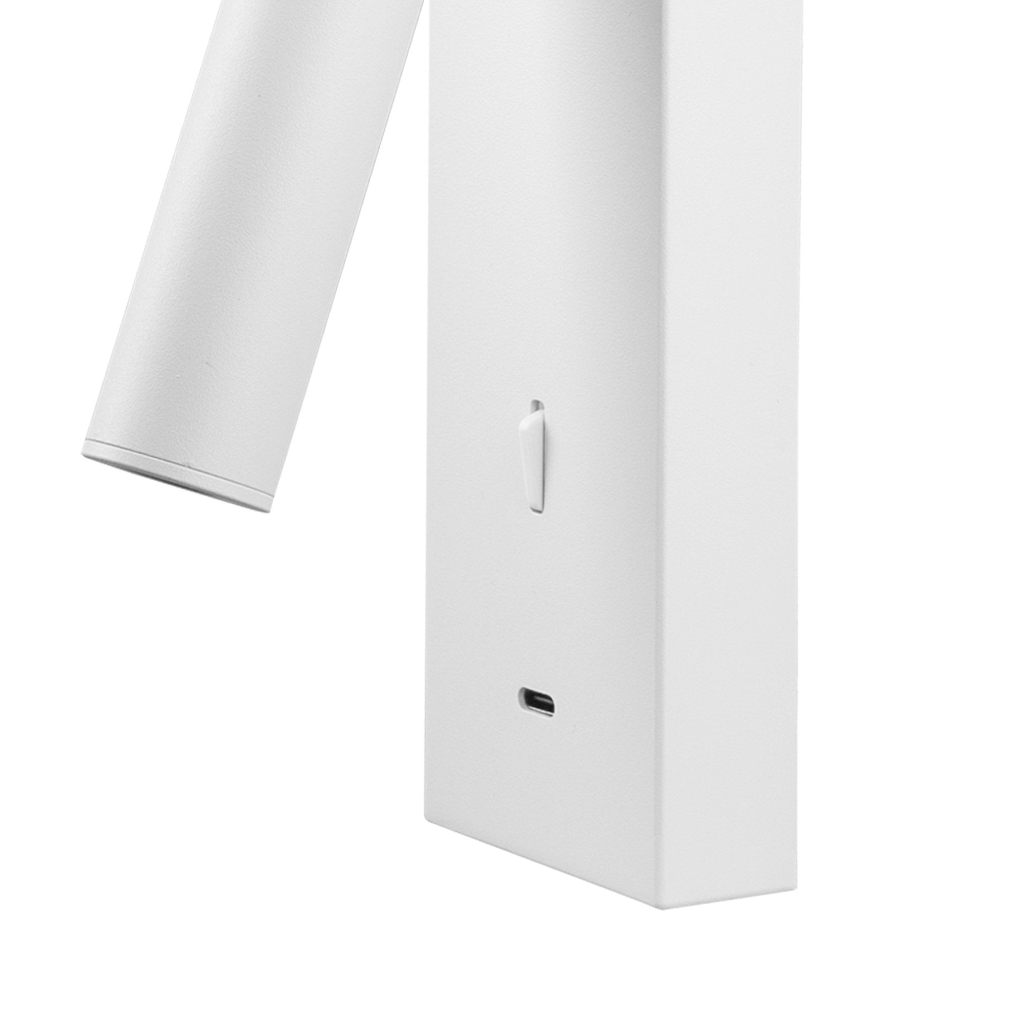 M8498 Tarifa II LED Wall/Reading Light Adjustable With USB-C Socket White