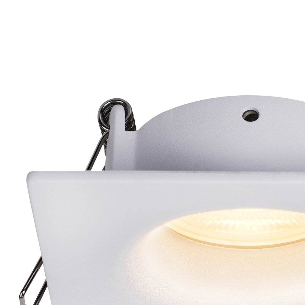 M8656 Tavira Outdoor Recessed Spotlight 8.5cm Square White