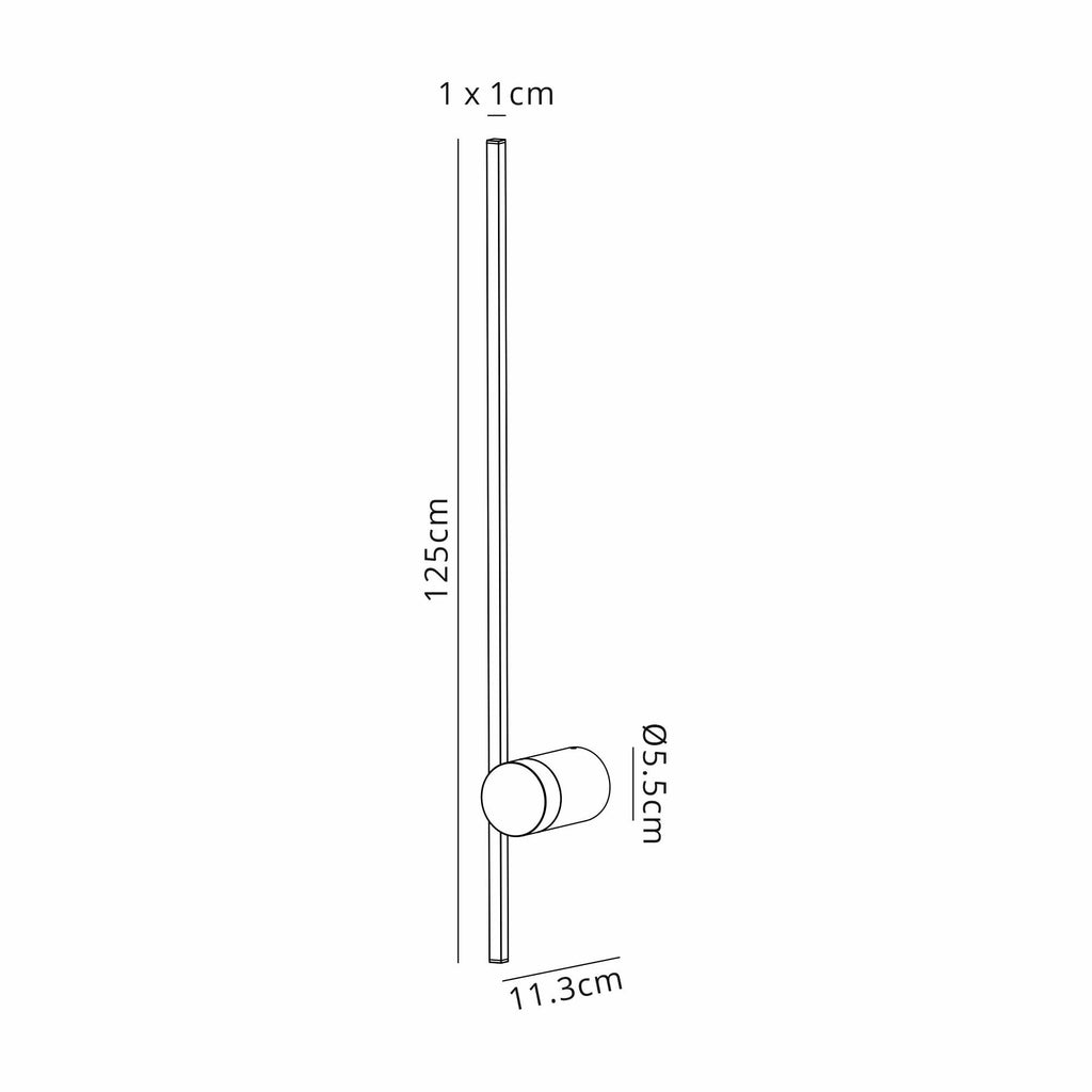 M7867 Tobago LED Wall Light Gold