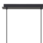M7884 Tonic 3 Light Linear Pendant Bronze/Black/Bronze Glass