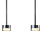M7884 Tonic 3 Light Linear Pendant Bronze/Black/Bronze Glass
