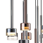 M7879 Tonic 14 Light Round Pendant Black/Chrome/Bronze/Copper