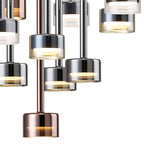 M7879 Tonic 14 Light Round Pendant Black/Chrome/Bronze/Copper
