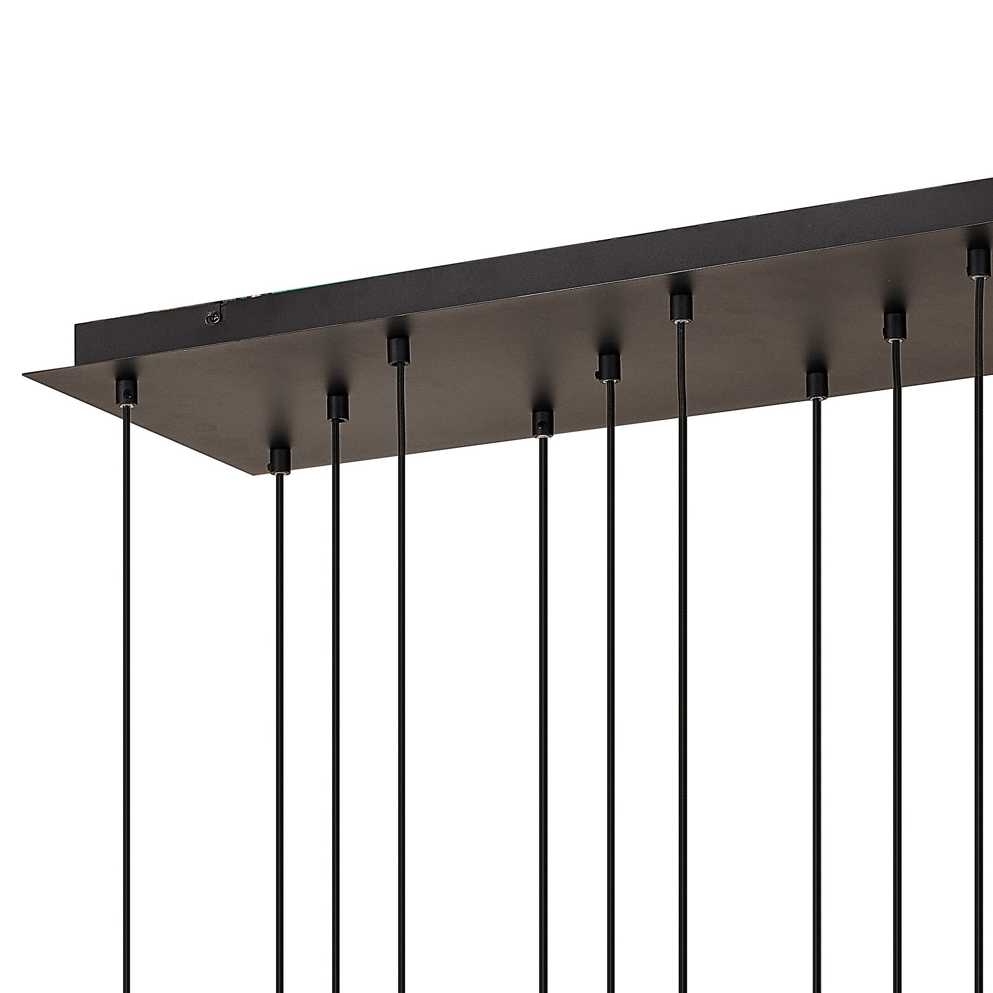 M7878 Tonic 14 Light Rectangular Pendant Black/Chrome/Bronze/Copper