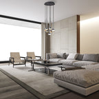 M7881 Tonic 8 Light Round Pendant Black/Chrome/Bronze/Copper
