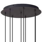 M7881 Tonic 8 Light Round Pendant Black/Chrome/Bronze/Copper