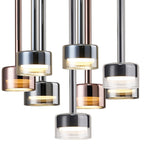 M7881 Tonic 8 Light Round Pendant Black/Chrome/Bronze/Copper