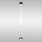 M7876 Tonic 1 Light Pendant Bronze/Black/Bronze Glass