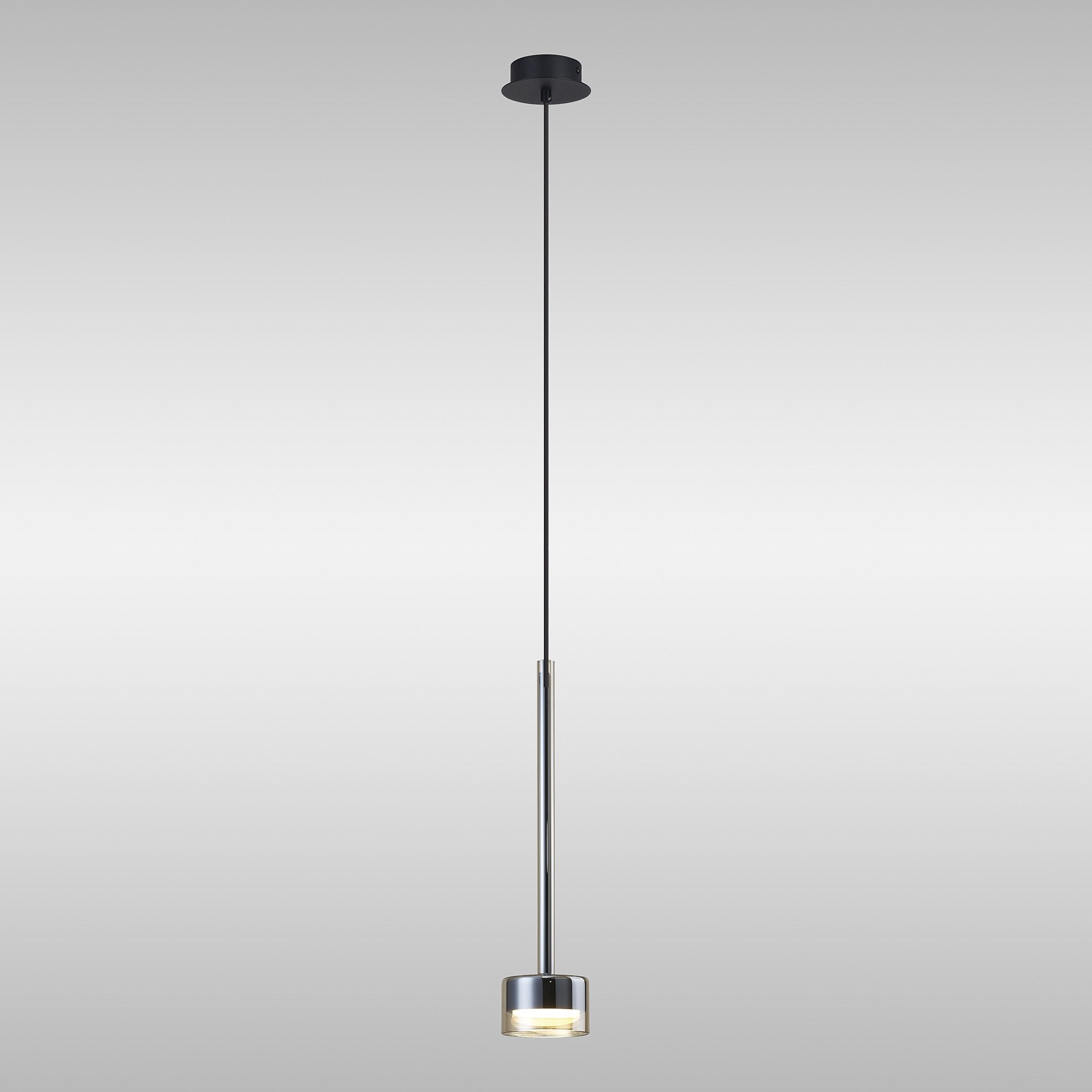 M7876 Tonic 1 Light Pendant Bronze/Black/Bronze Glass
