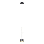 M7876 Tonic 1 Light Pendant Bronze/Black/Bronze Glass