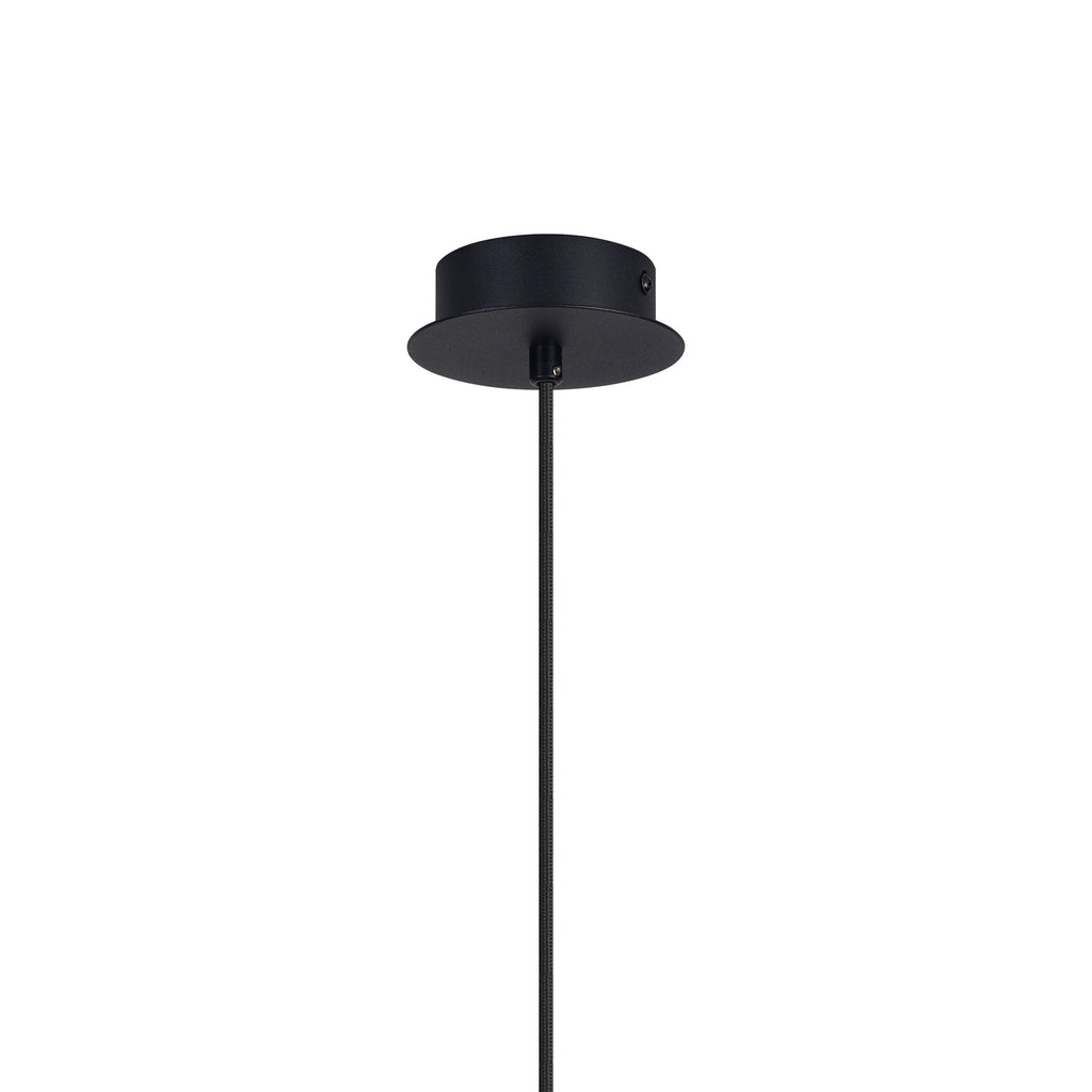M7876 Tonic 1 Light Pendant Bronze/Black/Bronze Glass