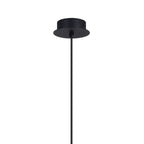 M7877 Tonic 1 Light Pendant Copper/Black/Copper Glass