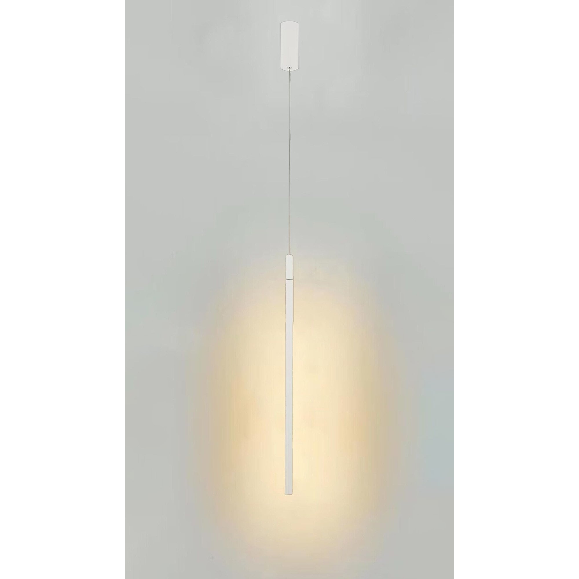 M8482 Torch LED Vertical Pendant Sand White