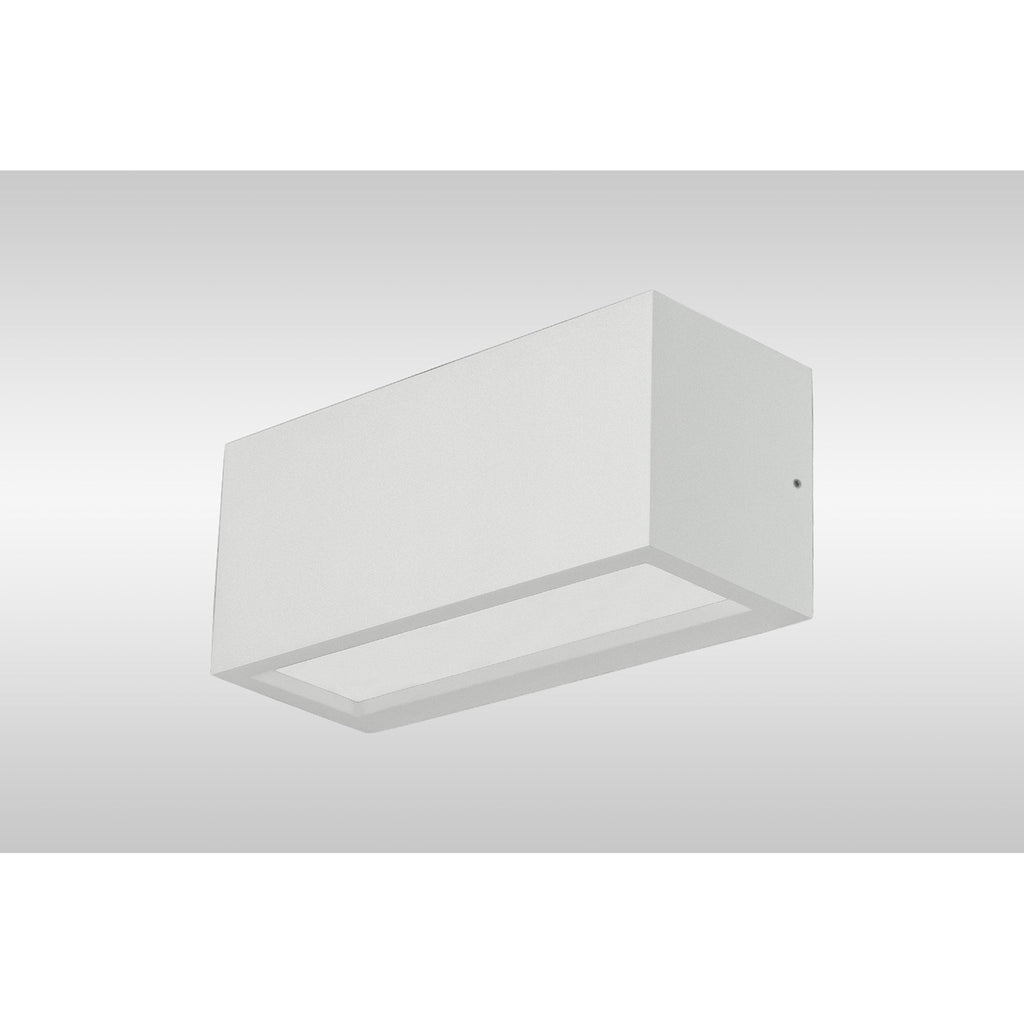 M8353 Utah Outdoor 1 Light Wall Lamp Up/Down White