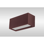 M8354 Utah Outdoor 1 Light Wall Lamp Up/Down Sand Brown