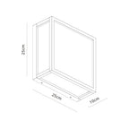 M8378 Utah Outdoor 2 Light Ceiling Light Graphite