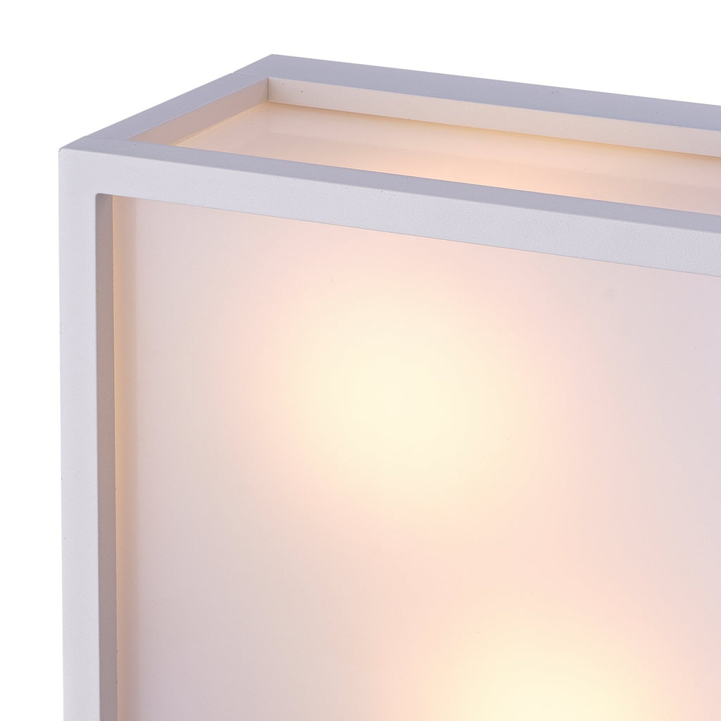 M8379 Utah Outdoor 2 Light Ceiling Light White