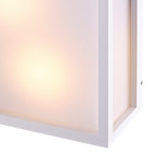 M8379 Utah Outdoor 2 Light Ceiling Light White