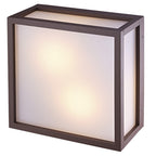 M8380 Utah Outdoor 2 Light Ceiling Light Sand Brown