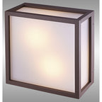 M8380 Utah Outdoor 2 Light Ceiling Light Sand Brown