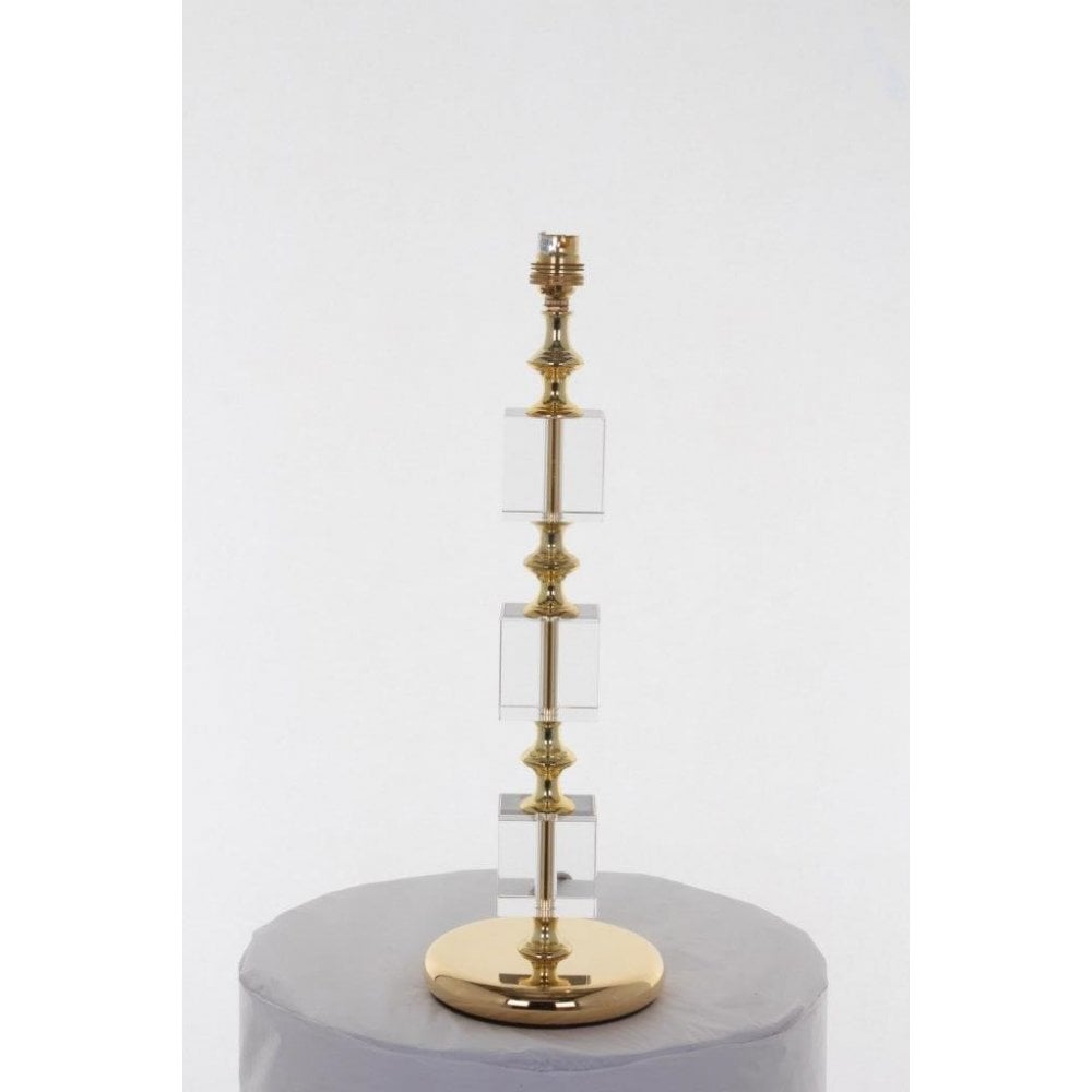 ST0000B/TL/G Boston Optical Crystal Table Lamp Gold