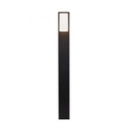 91251-730 Avenue Outdoor Post Black Metal Matt White Polycarbonate