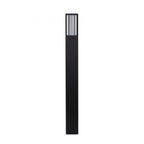 91251-730 Avenue Outdoor Post Black Metal Matt White Polycarbonate