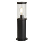 8631-450 Bakerloo Outdoor Post Black Metal Polycarbonate